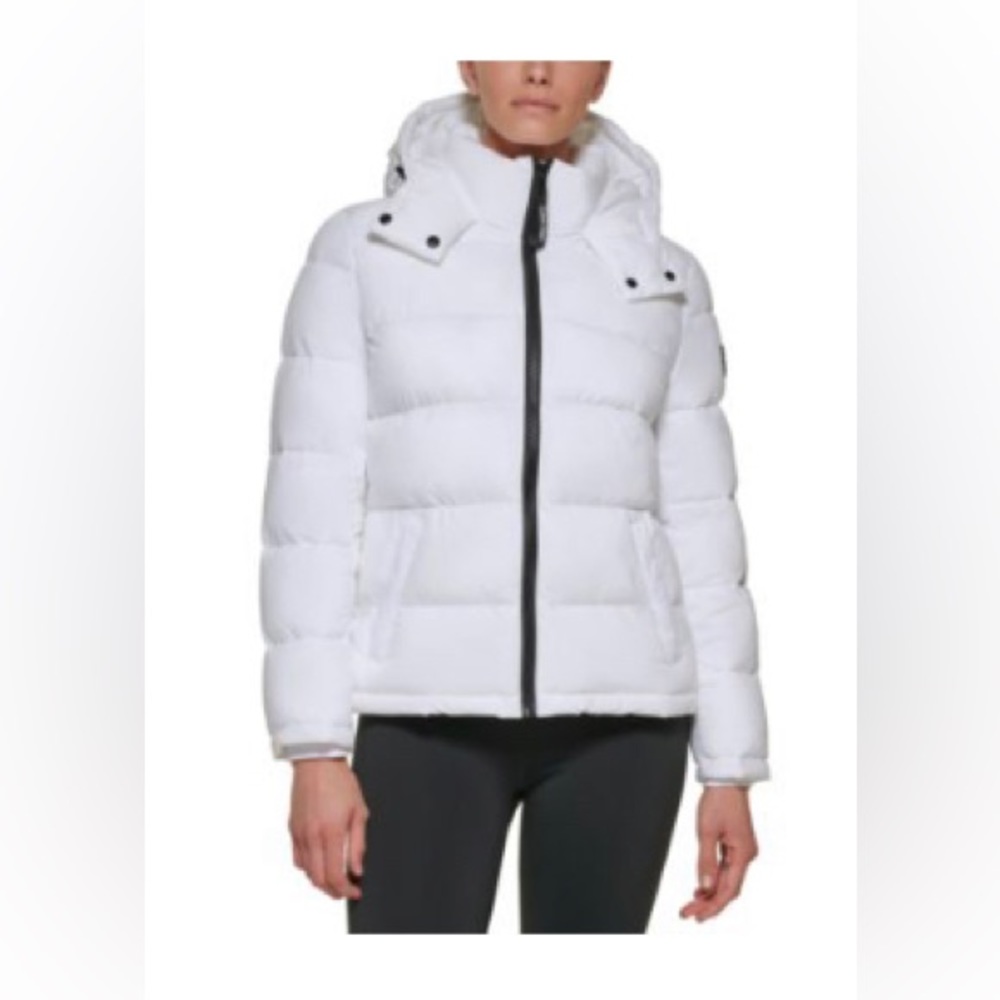 Calvin Klein- women’s hooded puffer coat